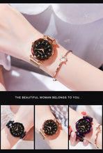 Load image into Gallery viewer, Magnetic Starry Sky Women Wrist Watch 2019 For Ladies Top Brand Luxury Watch Rose Gold relogio feminino Female Clock reloj mujer