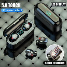Load image into Gallery viewer, Wireless super bass Headphone Hifi Bluetooth 5.0 Earphone Waterproof IPX7 sport Earbuds stereo hifi headset for smartphone