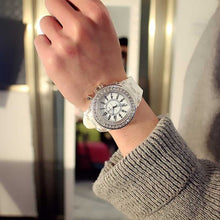 Load image into Gallery viewer, led Flash Luminous Watch Personality trends students lovers jellies woman men's watches 7 color light WristWatch